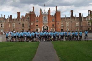 Hampton Court finish for Notary Public Charity ride